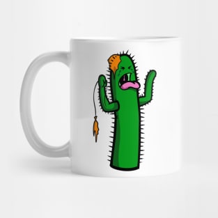 Cactis Popped a Balloon with his spikes, Cacti, funny cactus Mug